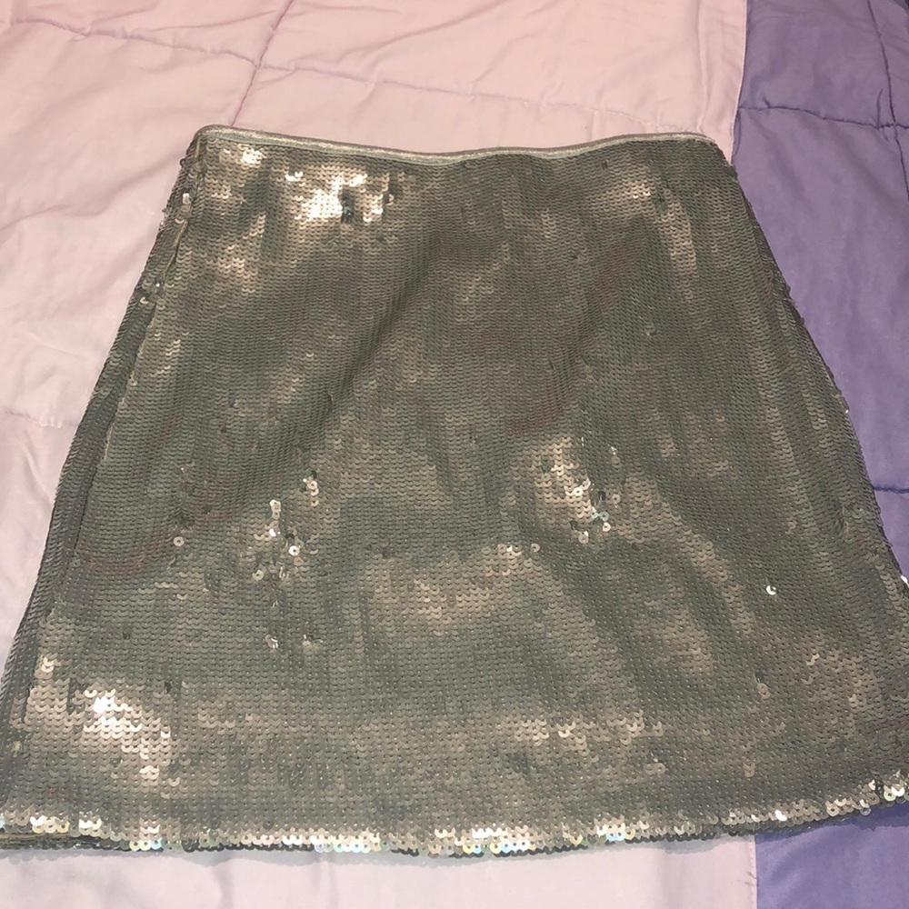 sequin skirt
